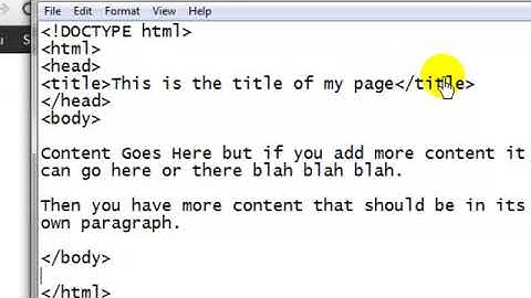 5.  Master HTML 5:   Nesting