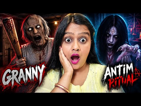 PLAYING AS GRANNY IN ANTIM RITUAL HORROR GAME || GRANNY VS SCARY BHOOTNI