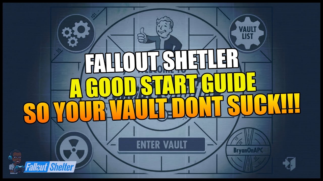 Fallout Shelter | A Good Start to keeping your vault thriving in 2019