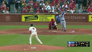 LAD@STL: Turner doubles in two runs in the 3rd
