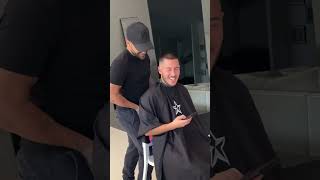 Eden Hazard wants his OWN haircut (via: astarbarbers/IG) #shorts
