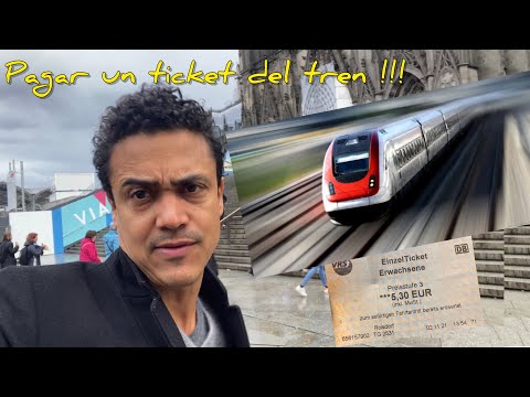 Cómo comprar un boleto de tren en Alemania !!!!!😉😅 novatos sin ticket!!!