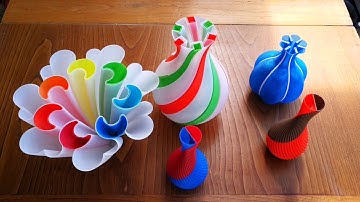 Mountable 3d Printed Vases Assemblies