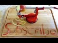 How to peel core slice apples 3 in 1 Kitchen Gadget Christmas present idea