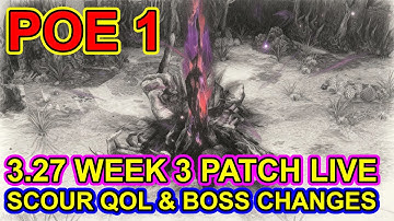 POE 1 - 3.27.0d Patch Out - Crafting QOL, Boss Bug Fixes (Valdo Feared Maps Beware) - Path of Exile
