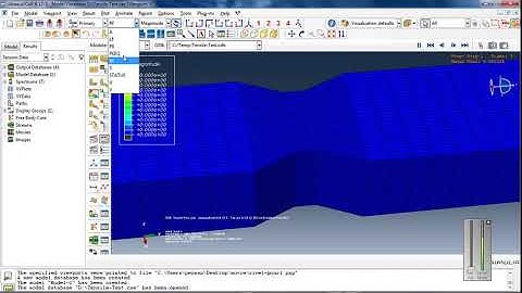Tensile test simulation in Abaqus