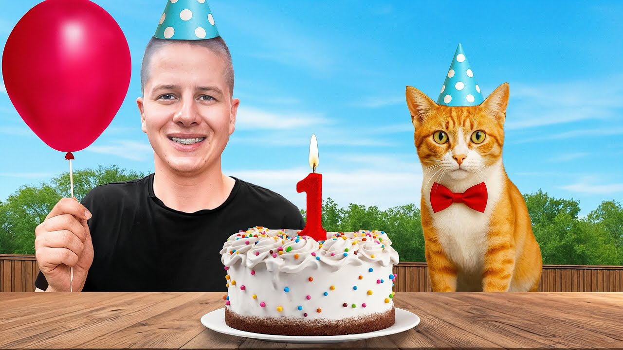 PROSLAVA MAČKINOG 1. RODJENDANA !