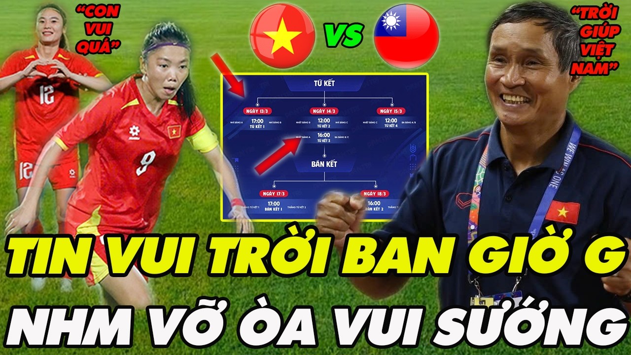 Đấu Đài Bắc Trung Hoa, Nữ Việt Nam Đón Tin Vui Trời Ban,Chiến Lược XẺ NHÁNH Tứ Kết, Đưa Nữ VN Đến WC