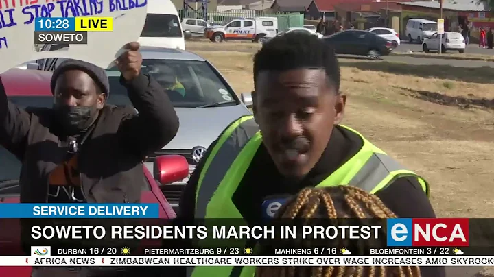 Soweto residents march to mayors office