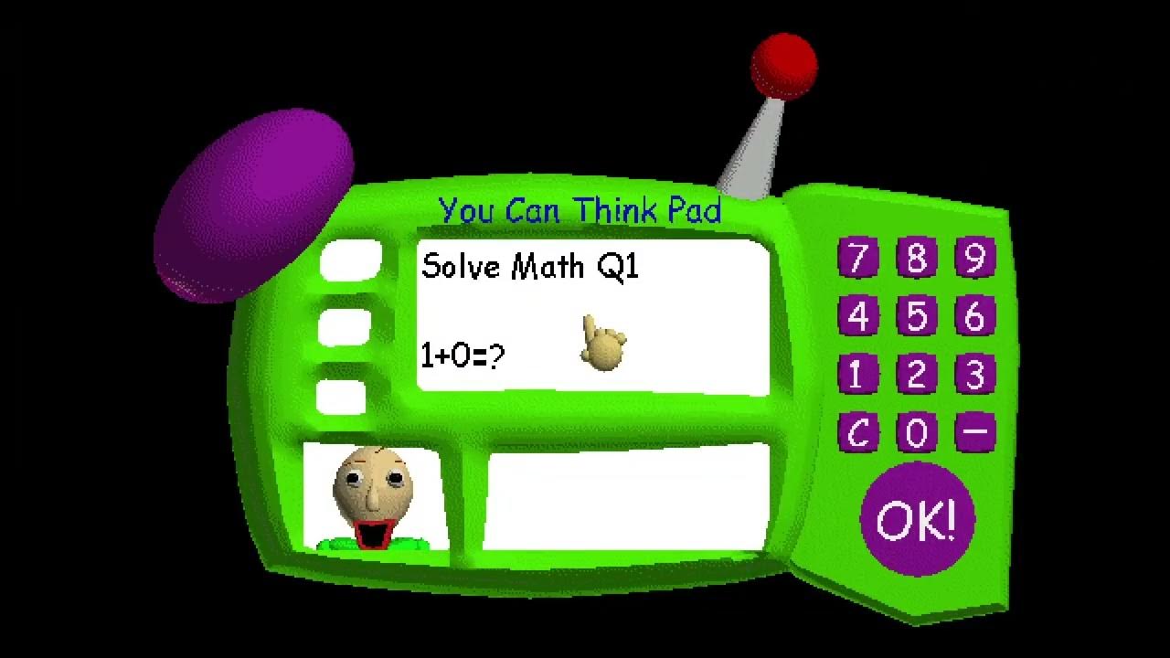 Baldi Basics Education And Learning Classic Remastered - You Can Think ...