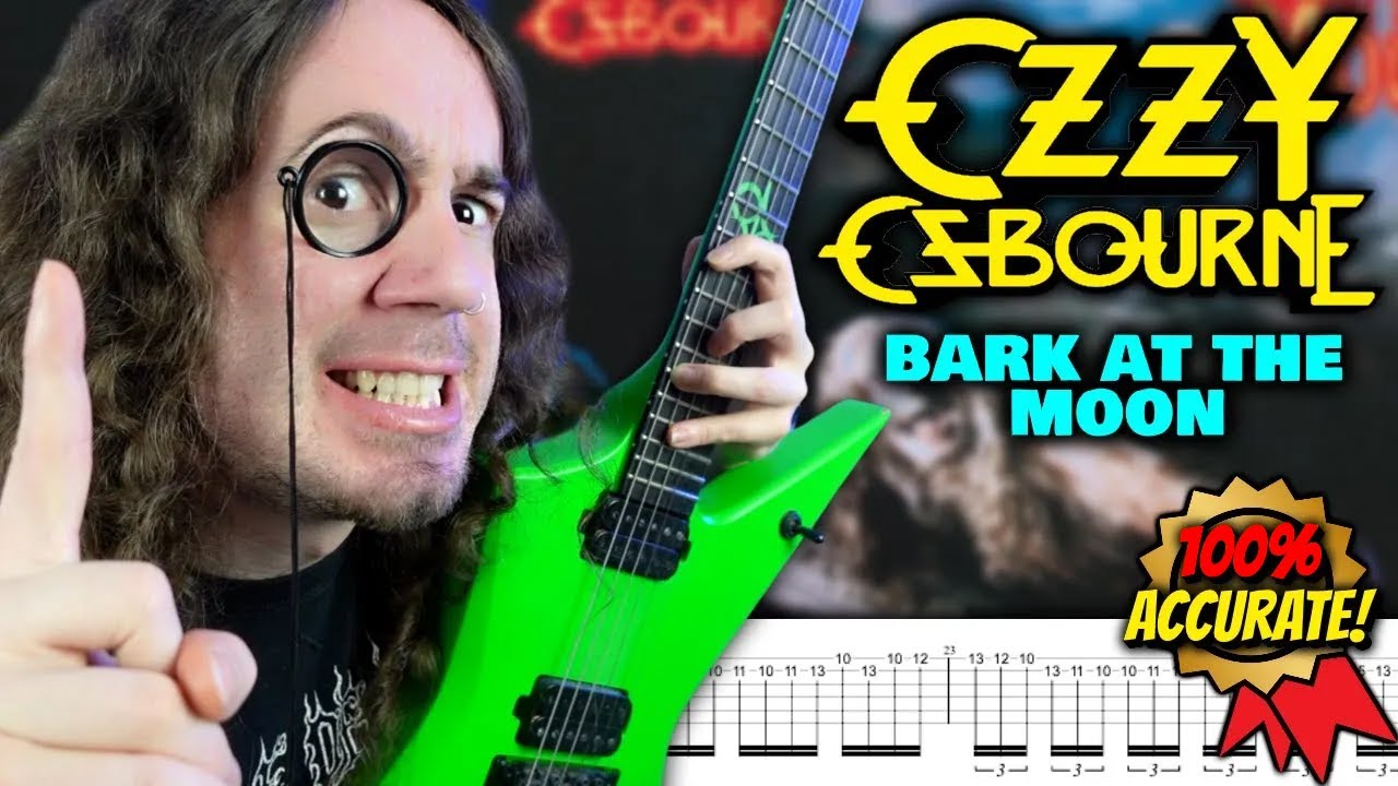 How To REALLY Play The BARK AT THE MOON Solo (w/ Tabs!)