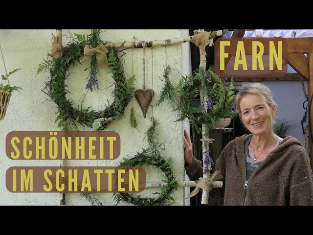 DIY Sommerdeko mal ganz andersFarn Schnheit im Schattendufte & luftig  mit Krutern & Lavendel - YouTube