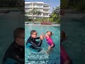 Игра в водолаза Часть #3 Как научить ребёнка плавать на глубине. Видео полностью смотрите по ссылке.