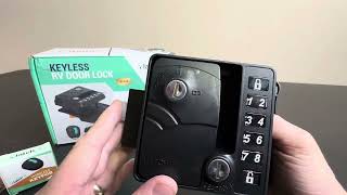 LATCH IT Class C RV Door Lock Keyless Entry Patent Pending Keyless Entry Door Lock Review