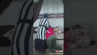 يا خساره لما رجل تضربه امرأه A woman hits a man 👨 💪🏃 ♀️🏃 ♂️