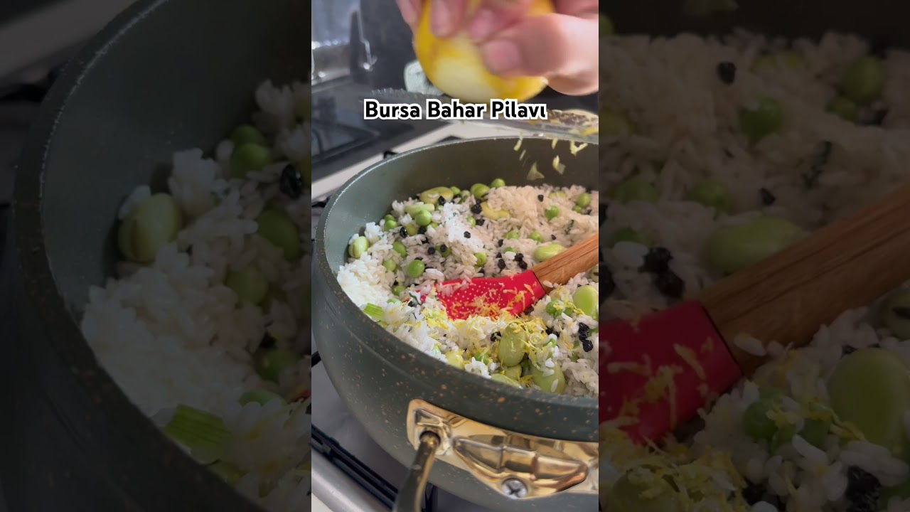 Bursa’nın Bahar pilavı @rukiyedemirofficial Instagram sayfamda #yemektarifleri #sebzelipilav #tarif