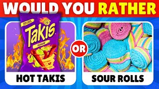Would You Rather 🧁🍟 Sweet and Salty 🍨 Sweet vs Savory Food Edition 🍔🍓