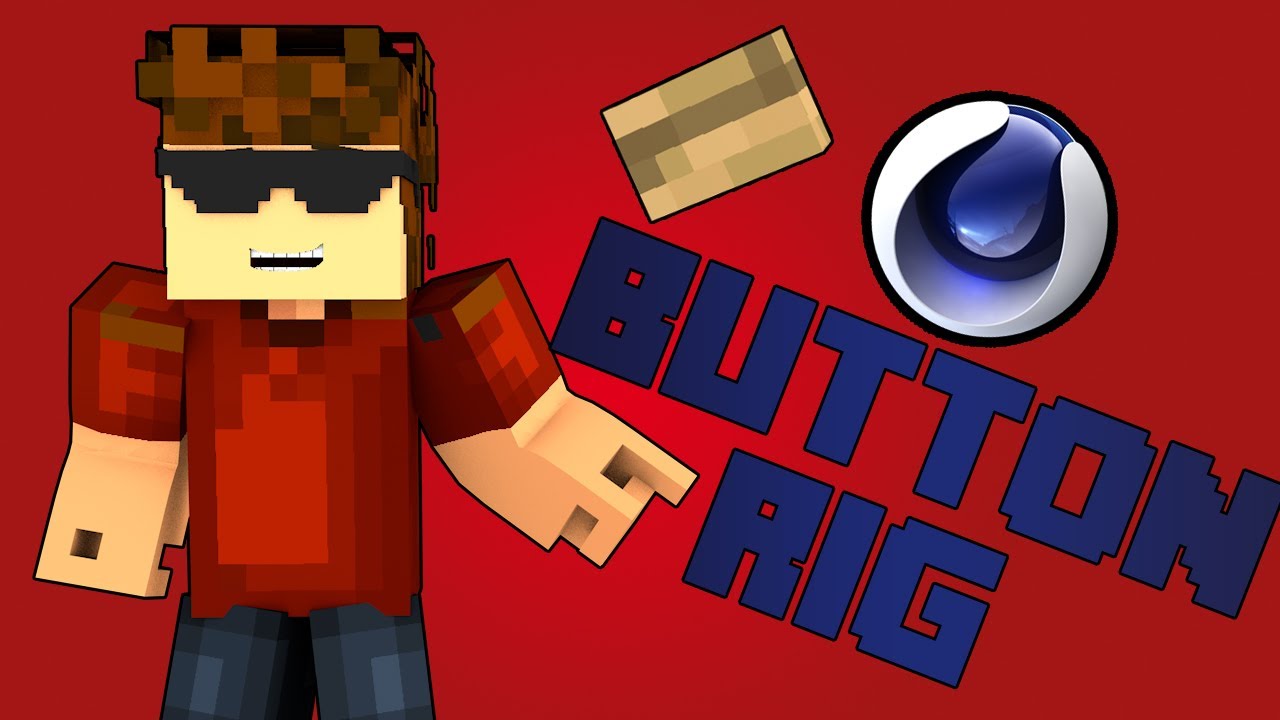 Minecraft Button Rig [Cinema 4d] - YouTube