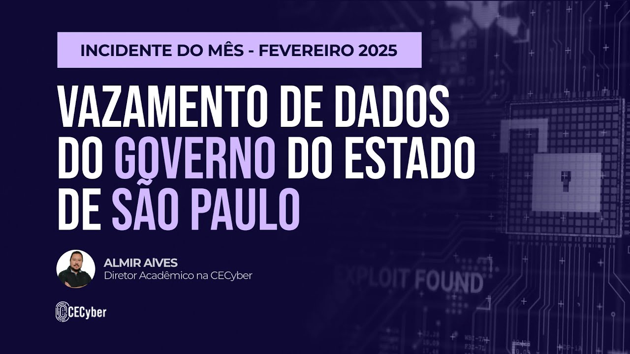 Vazamento de Dados do Governo do estado de São Paulo - YouTube