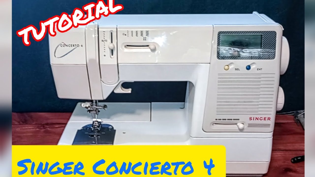 Singer Concierto 4: como usar, tutorial completo!