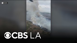 200-acre brush fire burns in Orange County, prompting evacuation warnings