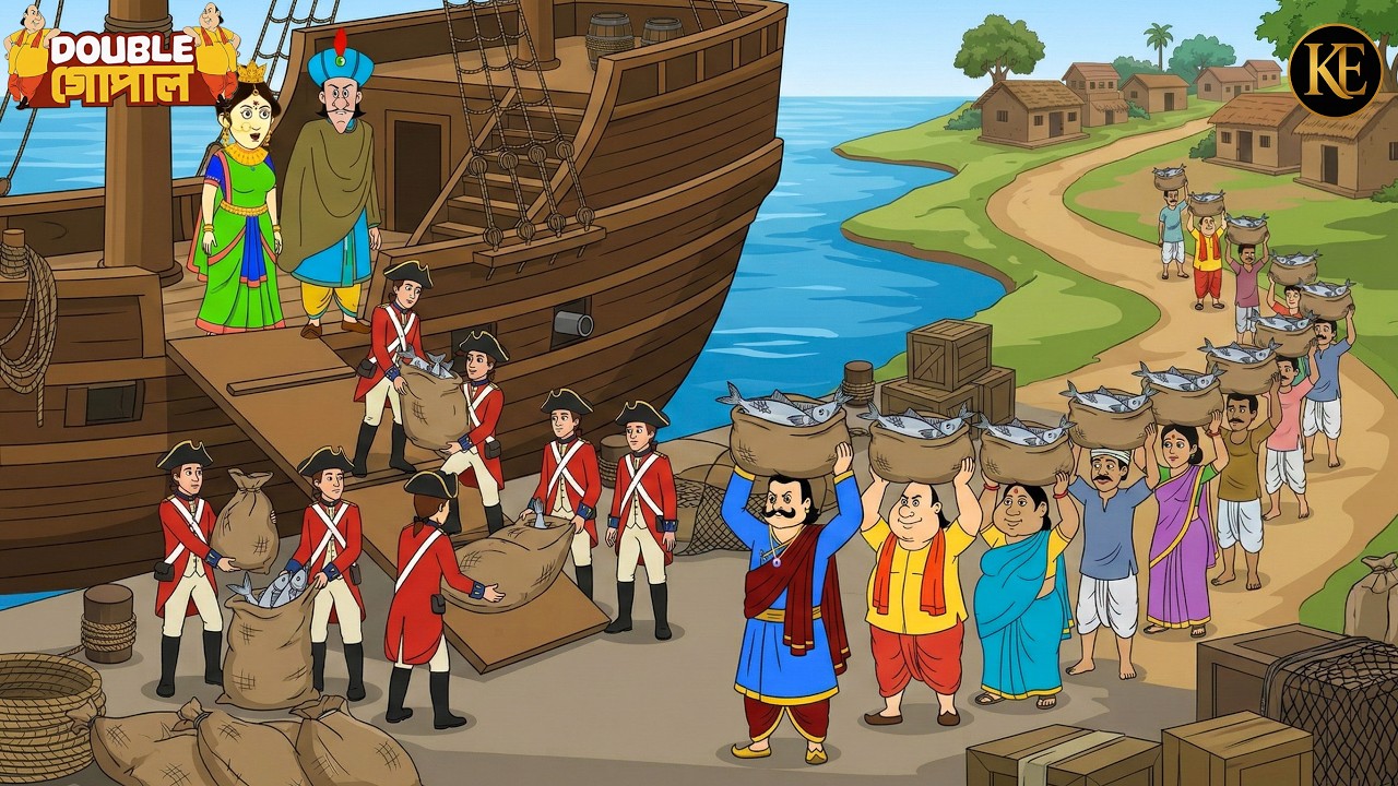 মন্ত্রী ও রাণী মিলে গোপাল দাদার গ্রাম মাছ দিয়ে ভরে দিলেন! | Gopal Bhar - গোপালভাঁড় | Episode 2026