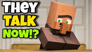 VILLAGERS CAN TALK NOW!? | Minecraft Villager News Addon (Bedrock Edition) screenshot 5