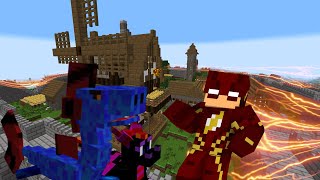 Minecraft Crazy Craft 4.0  Superheroes and More Ep 5 Boss Battle (The Flash vs Dragon Boss Battle )
