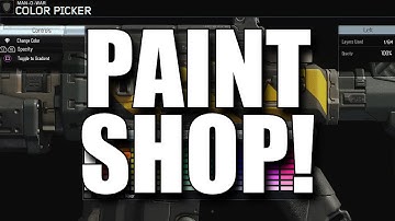 Black Ops 3 PAINTSHOP Showcase/Tutorial! Create-a-Camo in BO3! (BO3 Paintshop Mode)