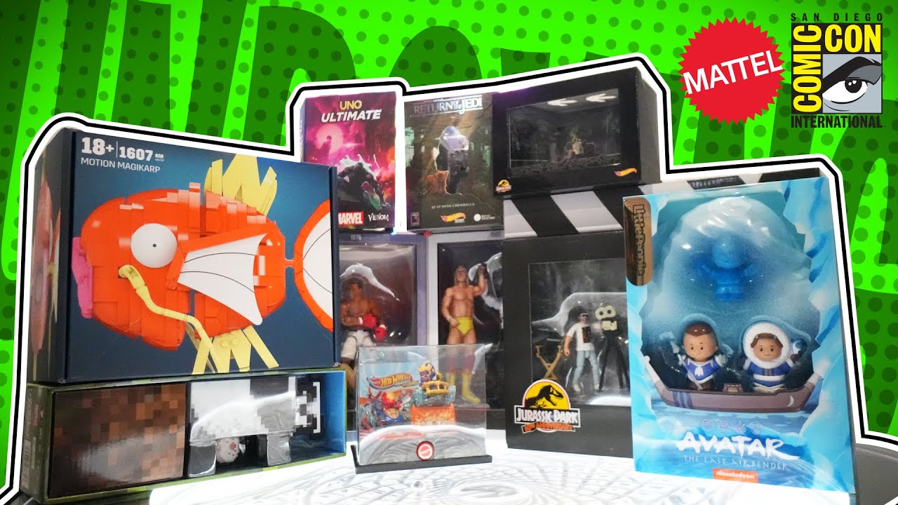 SDCC 2023 - Unboxing Haul of Mattel Exclusives!