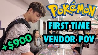 Celebrity My FIRST TIME Vending a Pokémon Card Show | Ep. 11 Quitting My 9-5 to sell Pokémon cards Net Worth