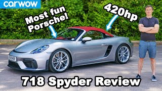 Porsche Boxster Spyder review  see why it’s the most fun Porsche EVER!