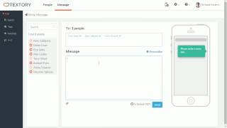 TexTory Web : Using Tags for Group Text Messaging screenshot 4