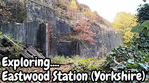Ontdekken...... Het verlaten Eastwood Railway Station (Yorkshire) - Todmorden Hebden Bridge