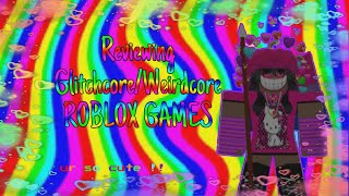 Reviewing Glitchcore Weirdcore Roblox Games Youtube - glitchcore roblox avatars