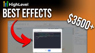 The BEST Go High Level Website Effects That Made Me $$$$