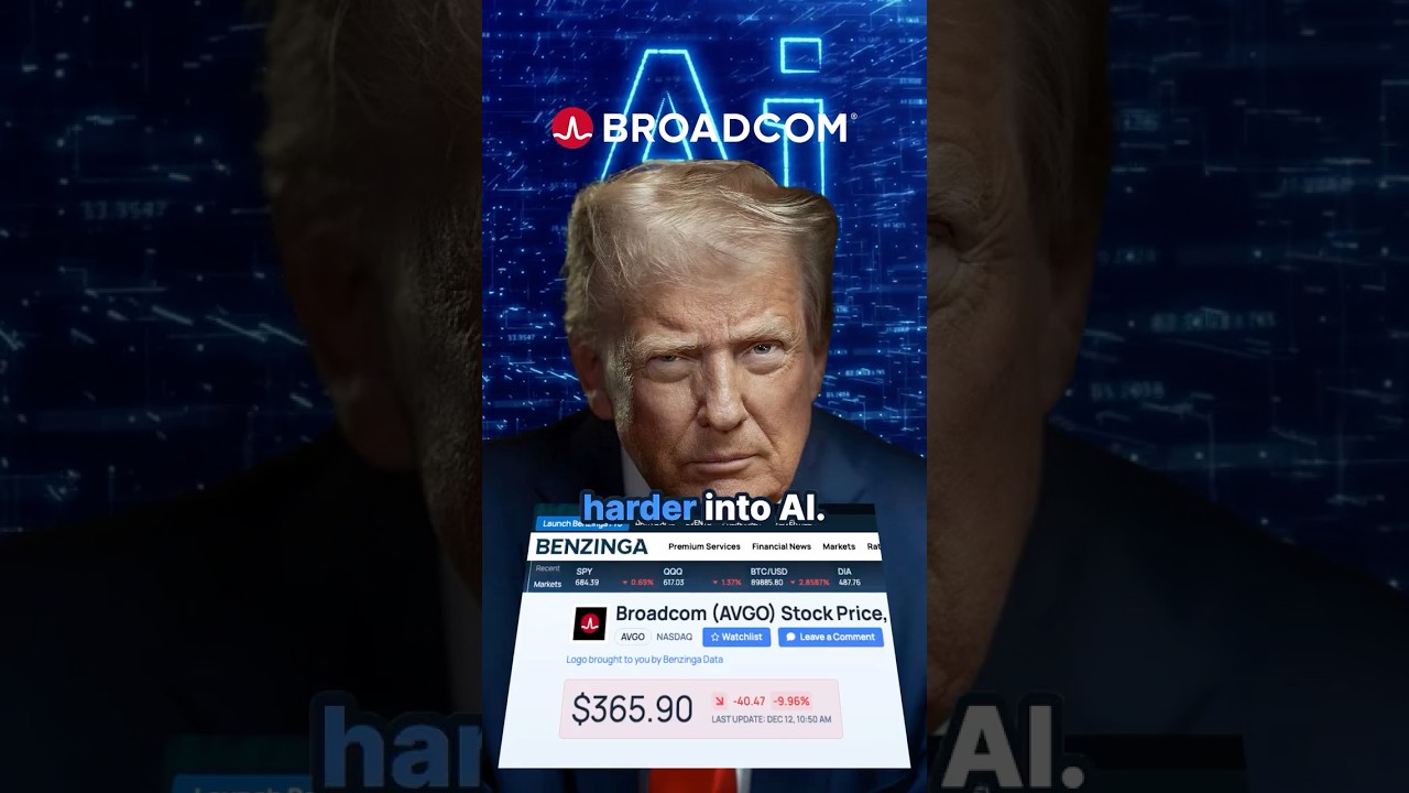 Trump Pushes AI – Broadcom Stock Drops - YouTube