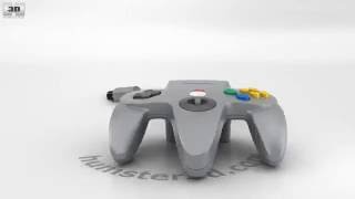 Celebrity Nintendo 64 Controller 3D model by 3DModels.org Wealth
