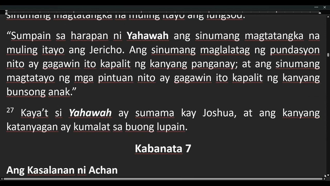 Joshua 6-10 Ano ang sumpa sa magnanakaw? Paano nalinlang ang mga Israelita ng mga Gibeonite?