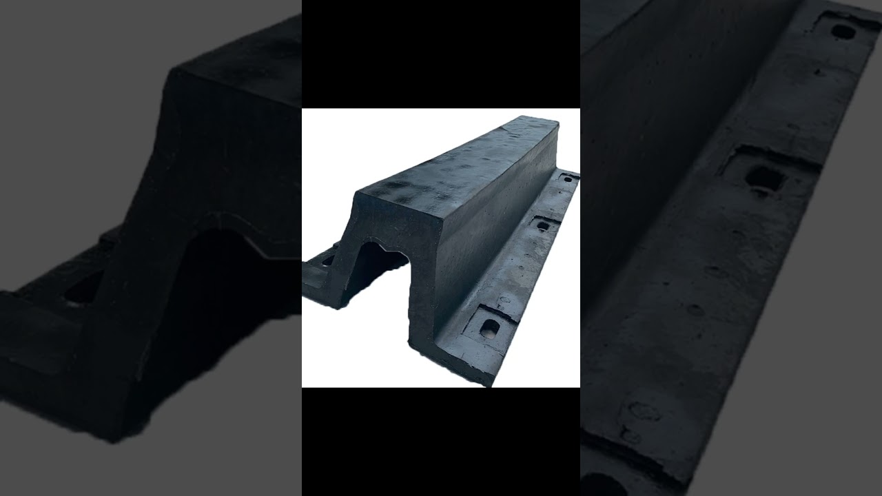 Black Arch Rubber Fender for Durable Port and Dock Protection.
