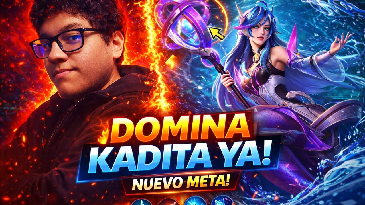 GUÍA DEFINITIVA de KADITA 🔥 Build, Emblemas y Combos (Parche Actual)