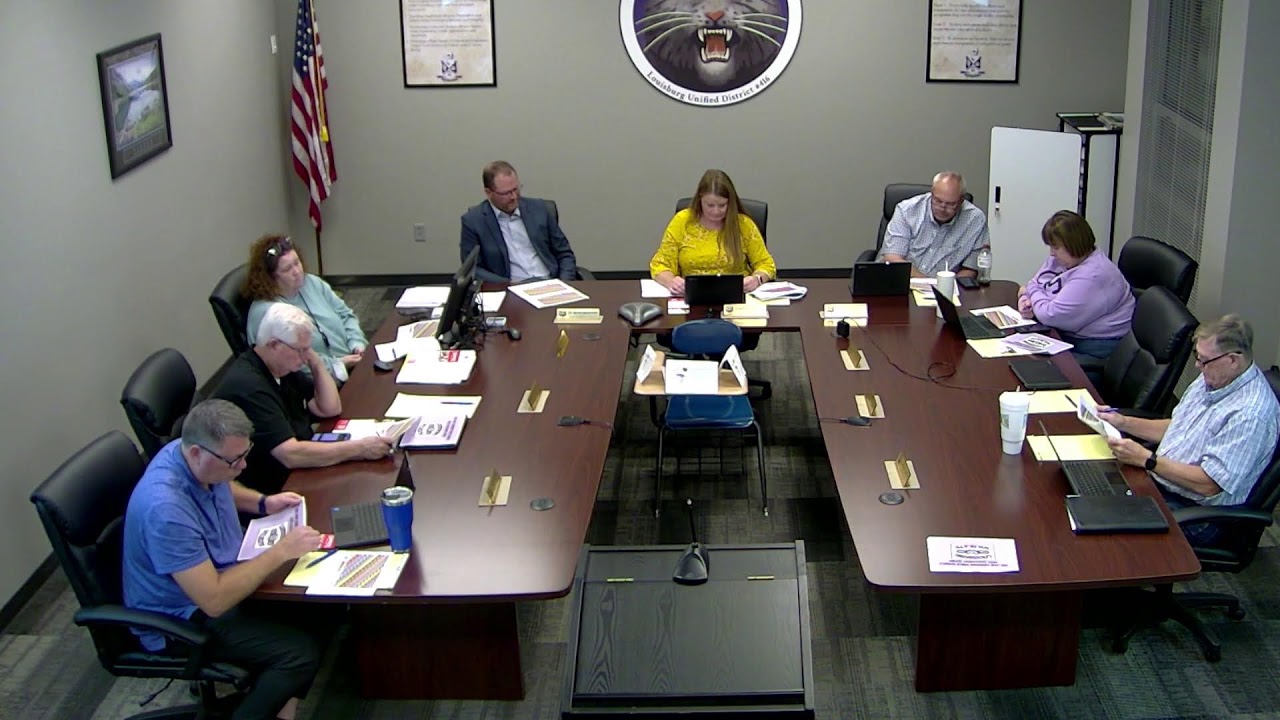 Louisburg USD 416 Board of Education Meeting  October 13, 2025