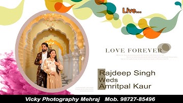 Live Vatna & Jaggo || Rajdeep Singh & Amritpal Kaur || Vicky Photography  M. 98727-85496