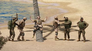 🔴Shocking! Female Sniper Ambushes Enemy Troops On The Beach To Rescue 5 Top Generals - ARMA 3 screenshot 4
