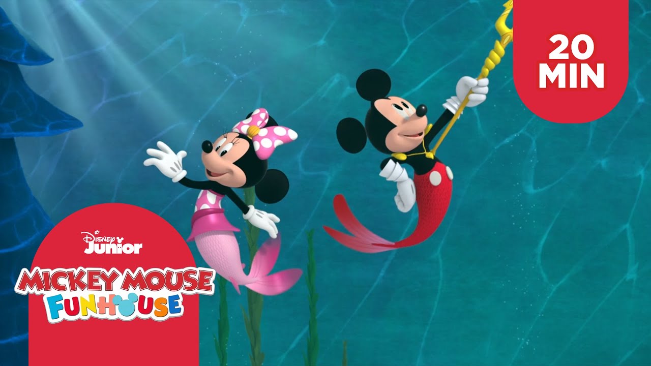 Aventuras debaixo d’água! | Mickey Mouse Funhouse | Compilado de 20 minutos