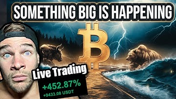SOMETHING HUGE!!! LIVE - CRYPTO TRADING! (LIVE TRADING BTC & ALTS!)