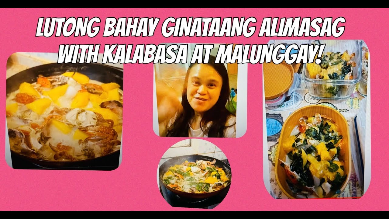 COOKING THE FRESH CRABS WITH SQUASH AND MALUNGGAY!!