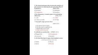 NORCET,AIIMS,RRB,CHO,ESIC,JIPMER  Nursing Officer Previous questions #viral #exam