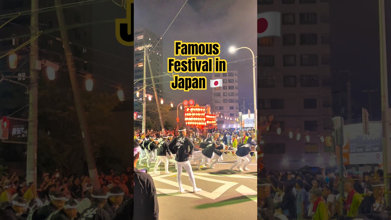 The famous Festival in Japan                                 
