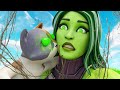 KIT'S TOXIC KISS INFECTS HIS MOM.... ( Fortnite Short )